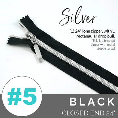 #5 Closed Zipper 24"