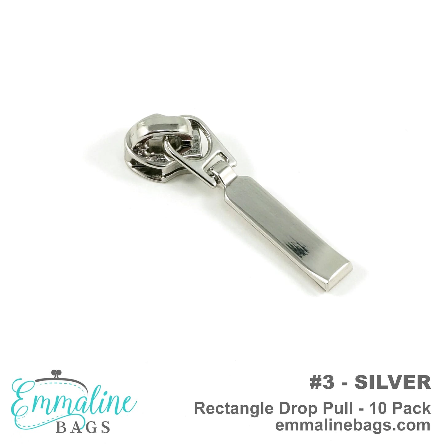 #3 Zipper Pull EBSP3-1SL - 10 pack