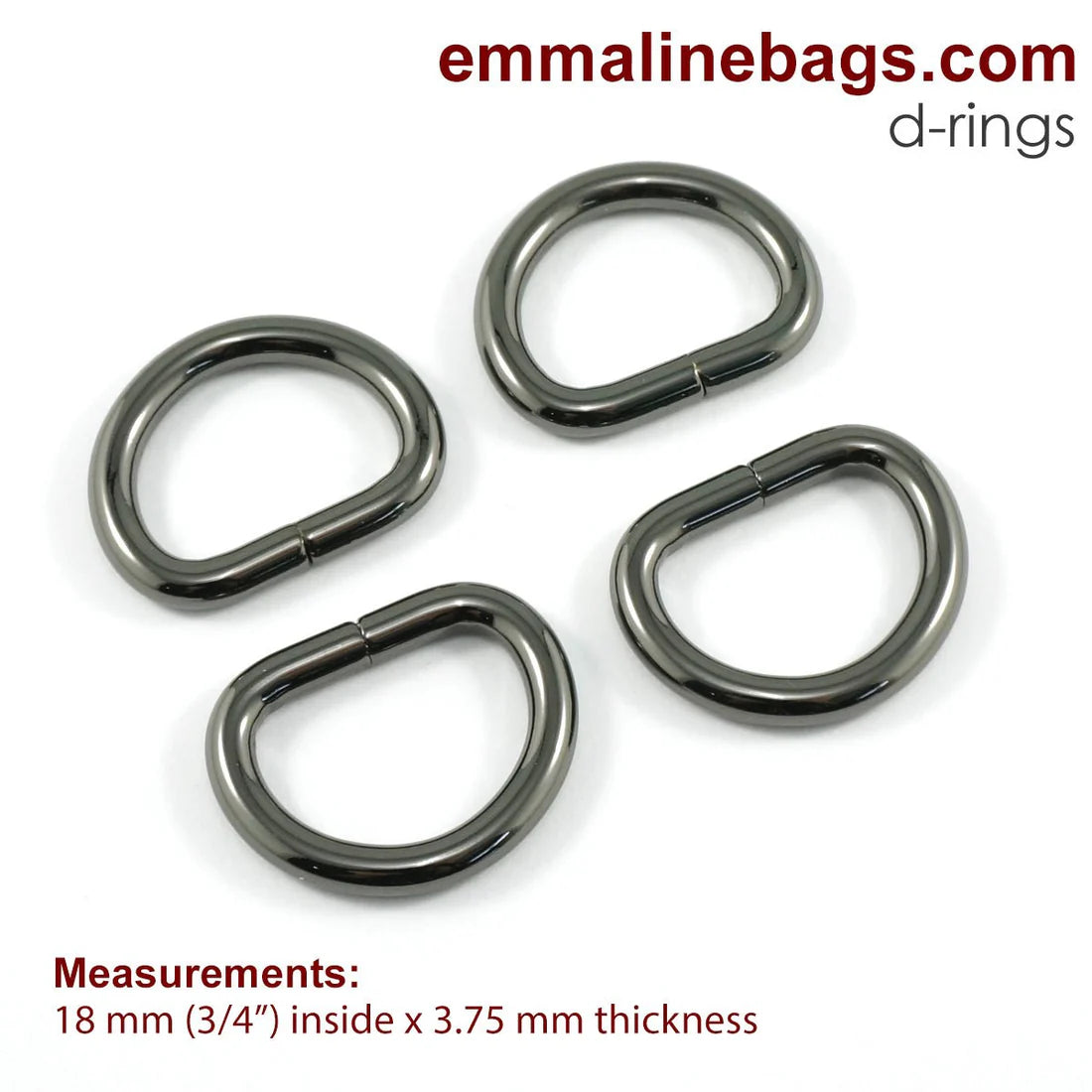 D-rings: (4 Pack)
