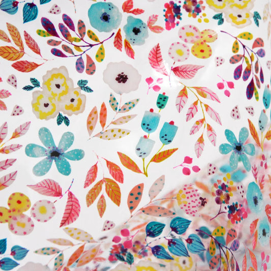 Happy Flower Market - Clear TPU Vinyl