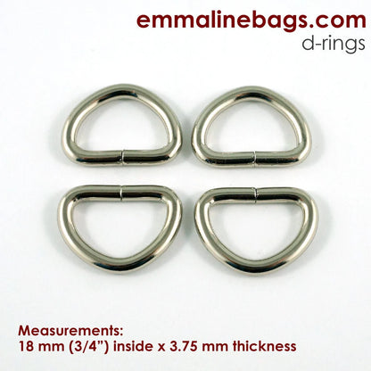 D-rings: (4 Pack)