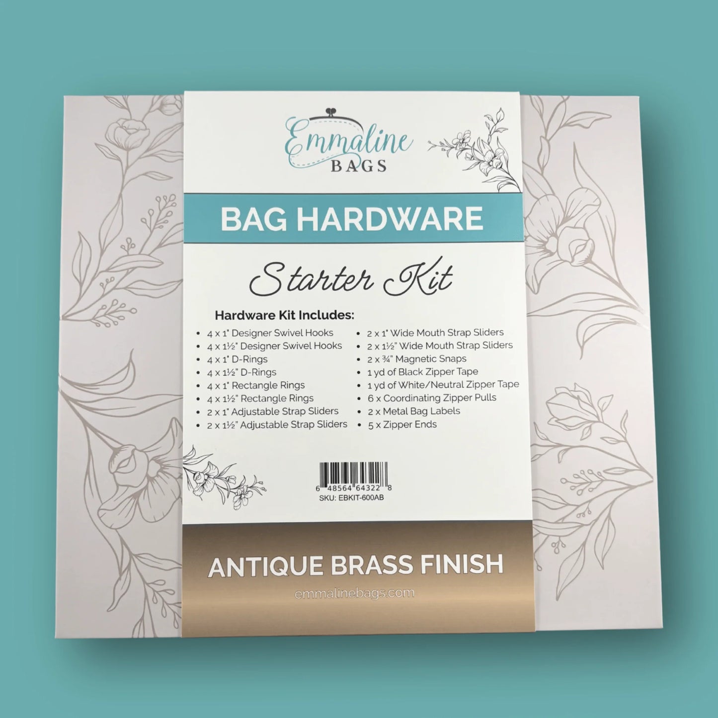 Premium Hardware Starter Kit - Ant Brass