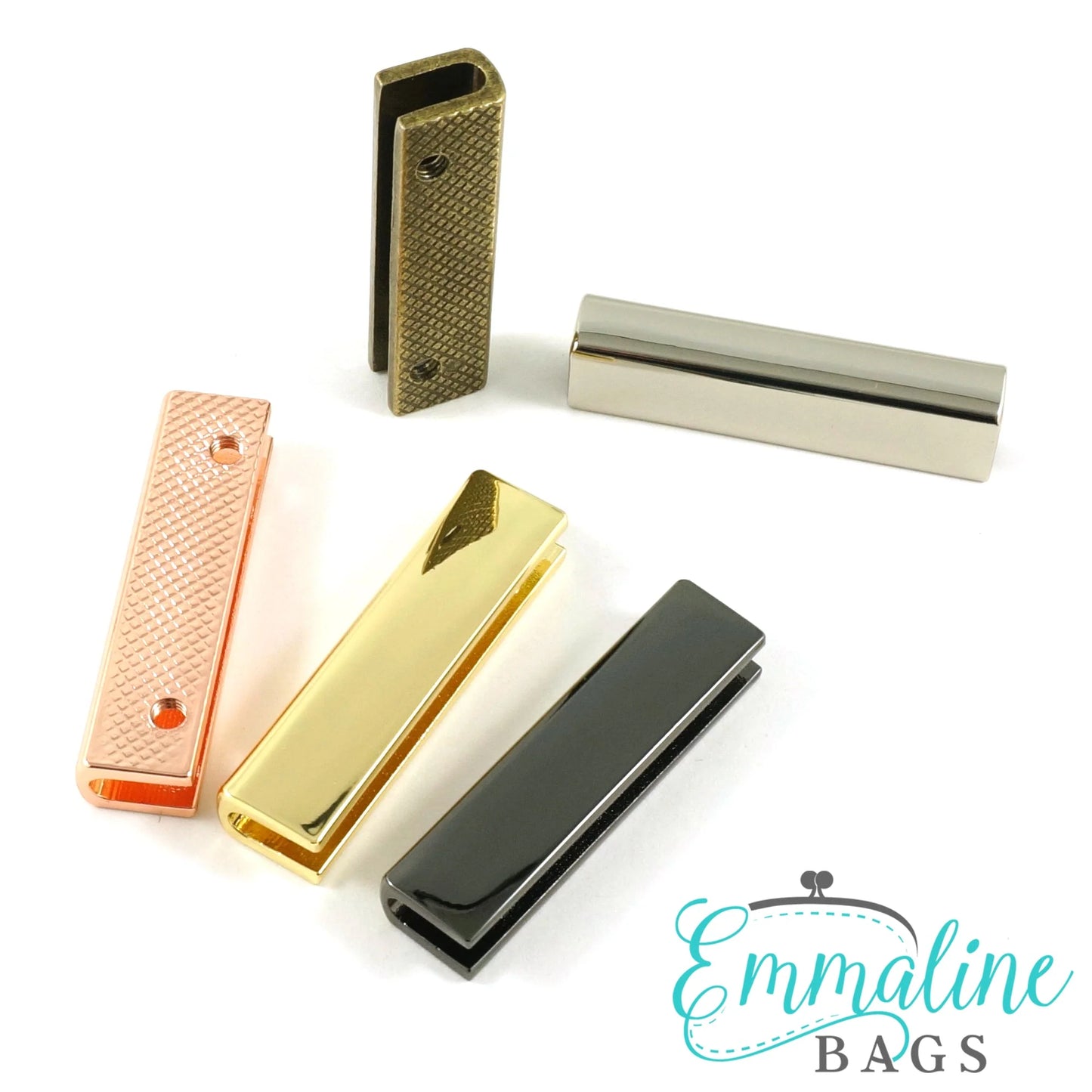 Rectangular Strap Ends (4 Pack)