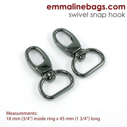 Swivel Snap Hook: Designer Profile (2 Pack)