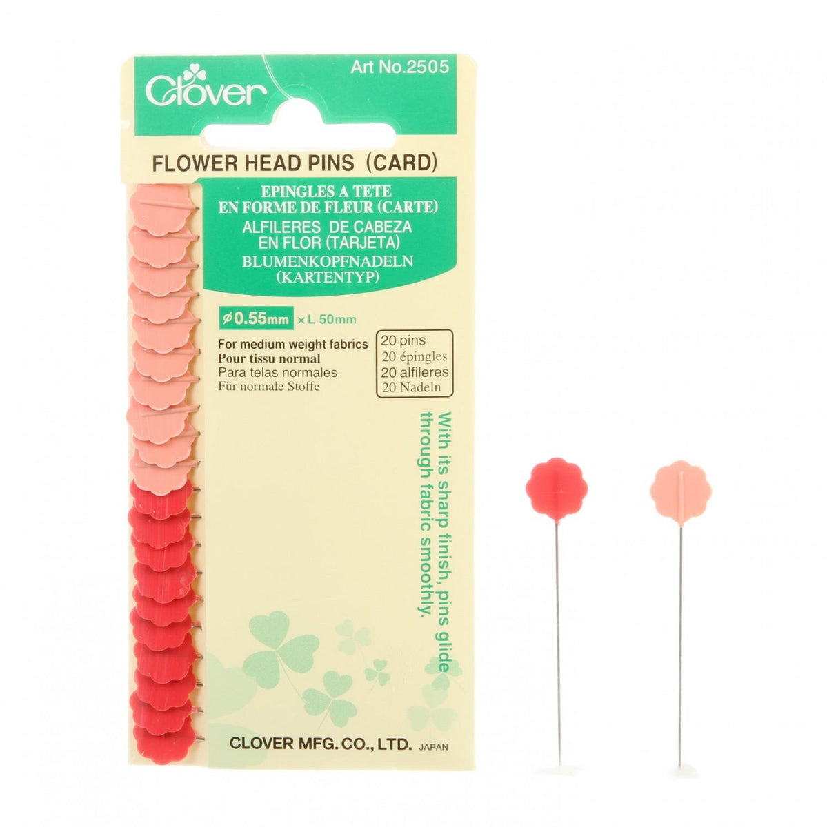 Flower head pins Quilting Confections