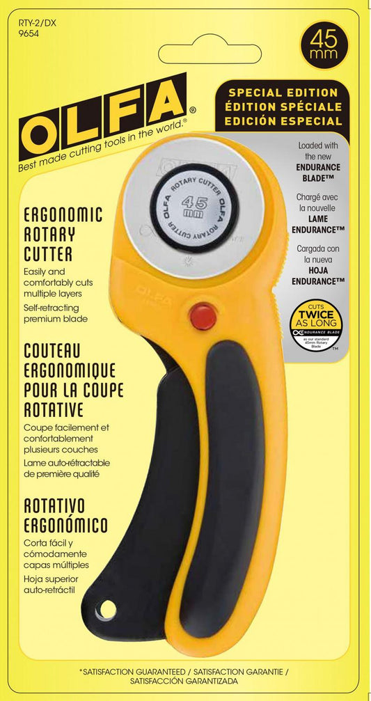 Rotary Cutter - Ergo, Yellow