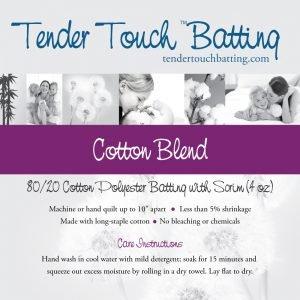 120" Tender Touch Batting