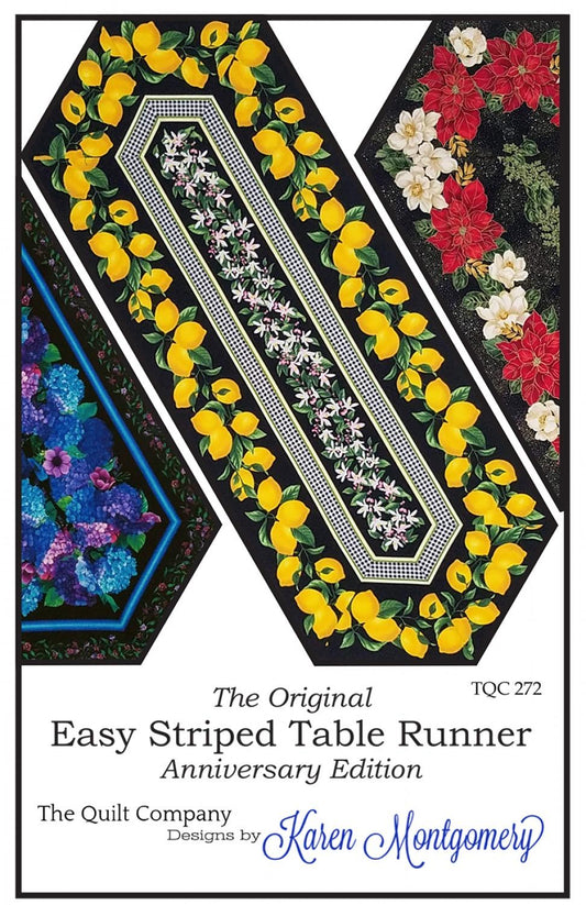 Easy Striped Table Runner ptn