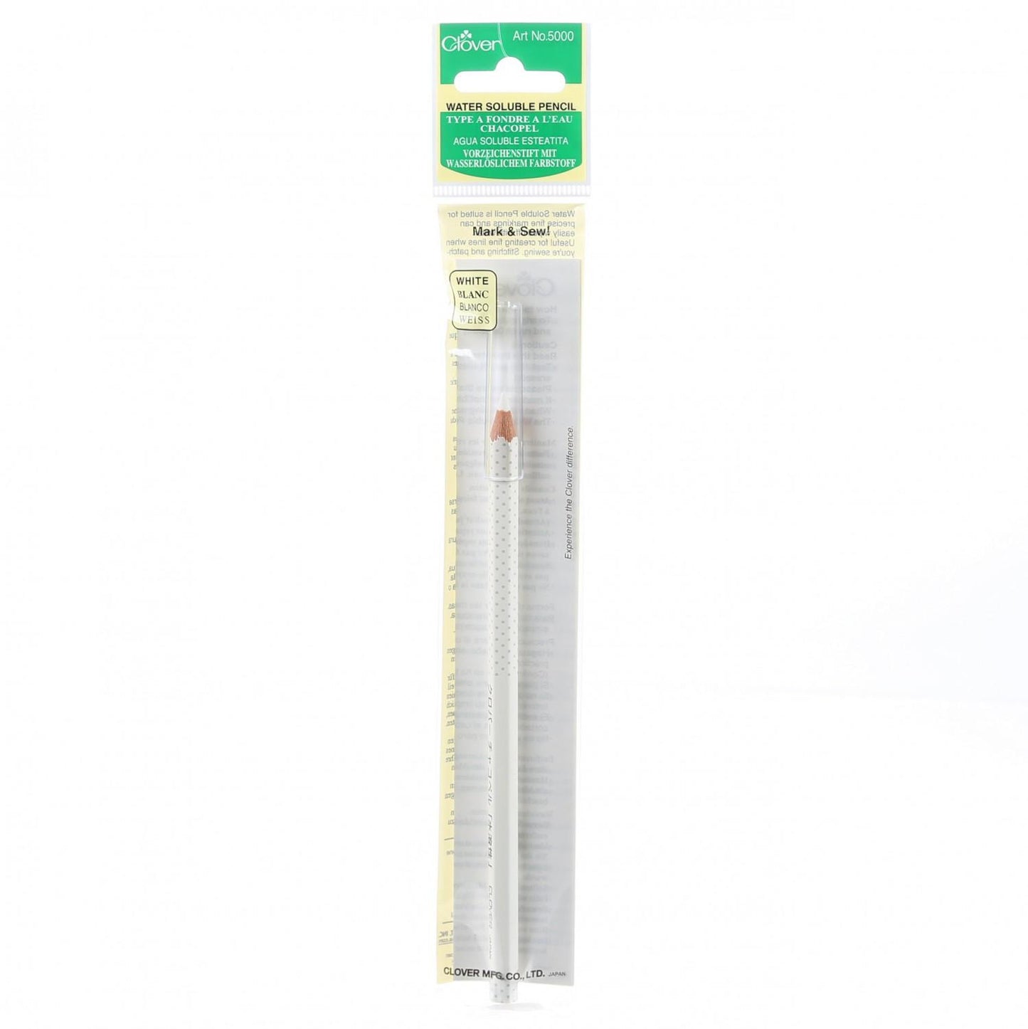 Pencil -water-soluble, white