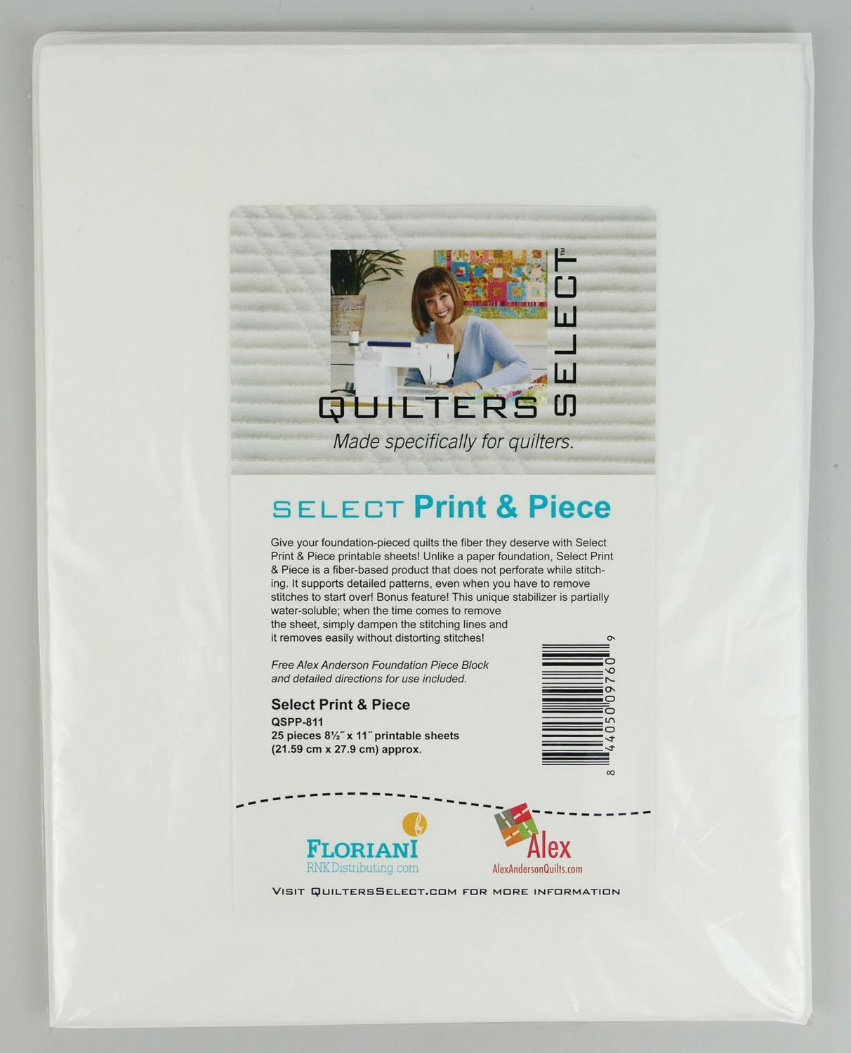 Quilters Select Print & Piece