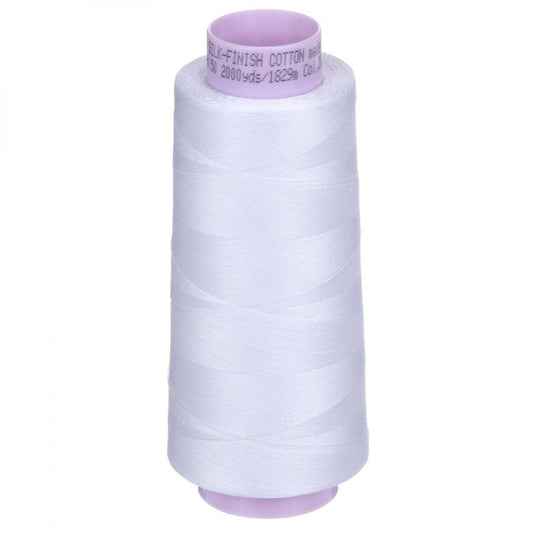 Silk Finish 50wt Cotton Thread 2000yd/1829M White