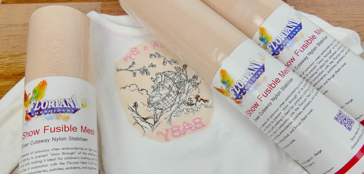 No Show Fusible Mesh - beige