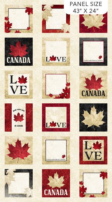 Oh Canada 10th Ann Tiles panel