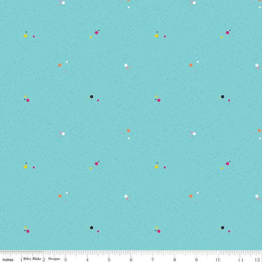 Colour Wall Dots, Aqua