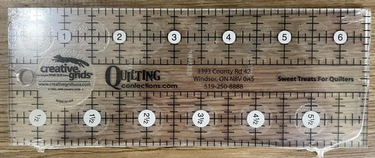 CGR Ruler 2.5" x 6"