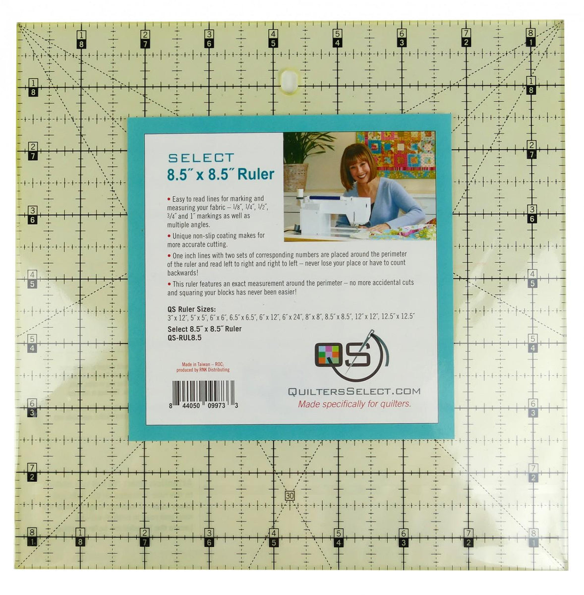 Quilter's Select Ruler 8.5 square – Quilting Confections