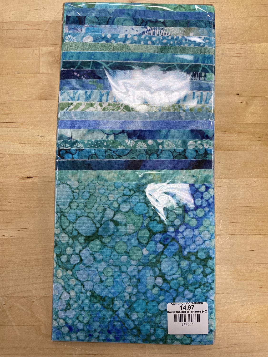 Under the Sea 5"Sq Charms (40)