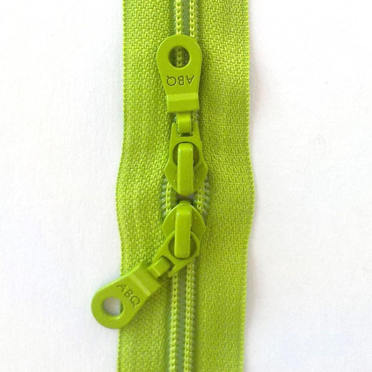 Zipper - 30" Dual Pull Green