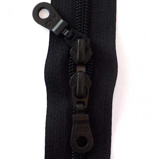 Zipper - 30" Dual Pull Black