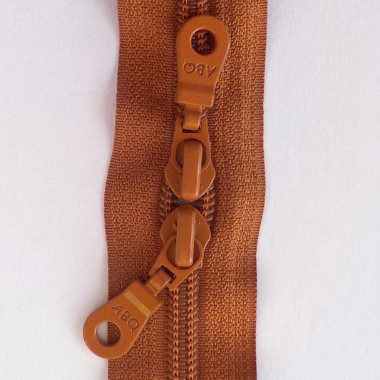 Zipper - 30" Dual Pull Leather