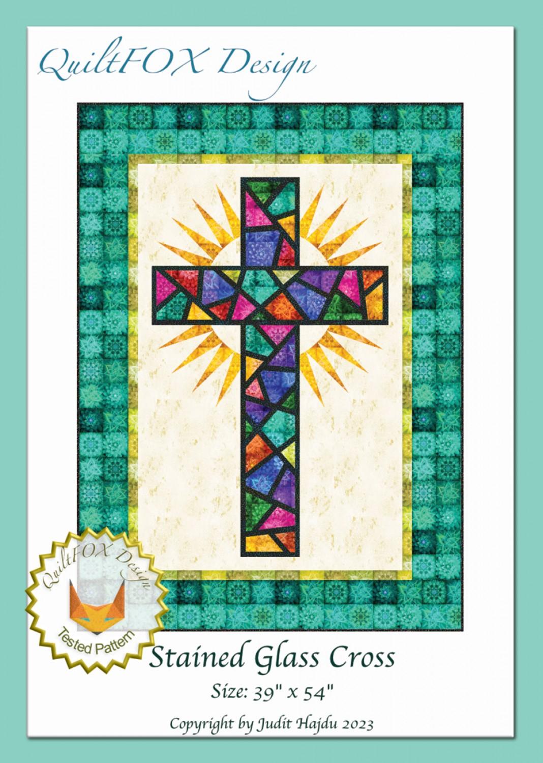 Stained Glass Cross Ptn