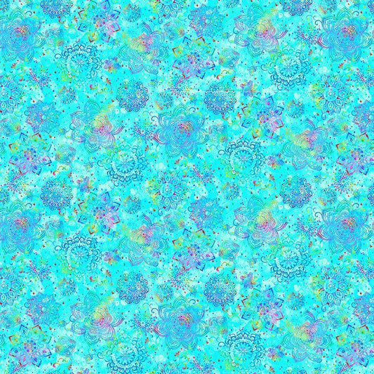 Prism Mini Medallions, Aqua